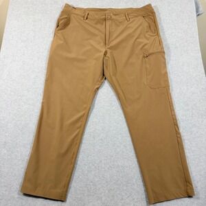Columbia Silver Ridge Utility Pants Mens 42x30 Tan Zip Cargo AM3620